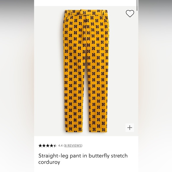 J. Crew Pants & Jumpsuits J Crew Yellow Corduroy Ladies Pants With